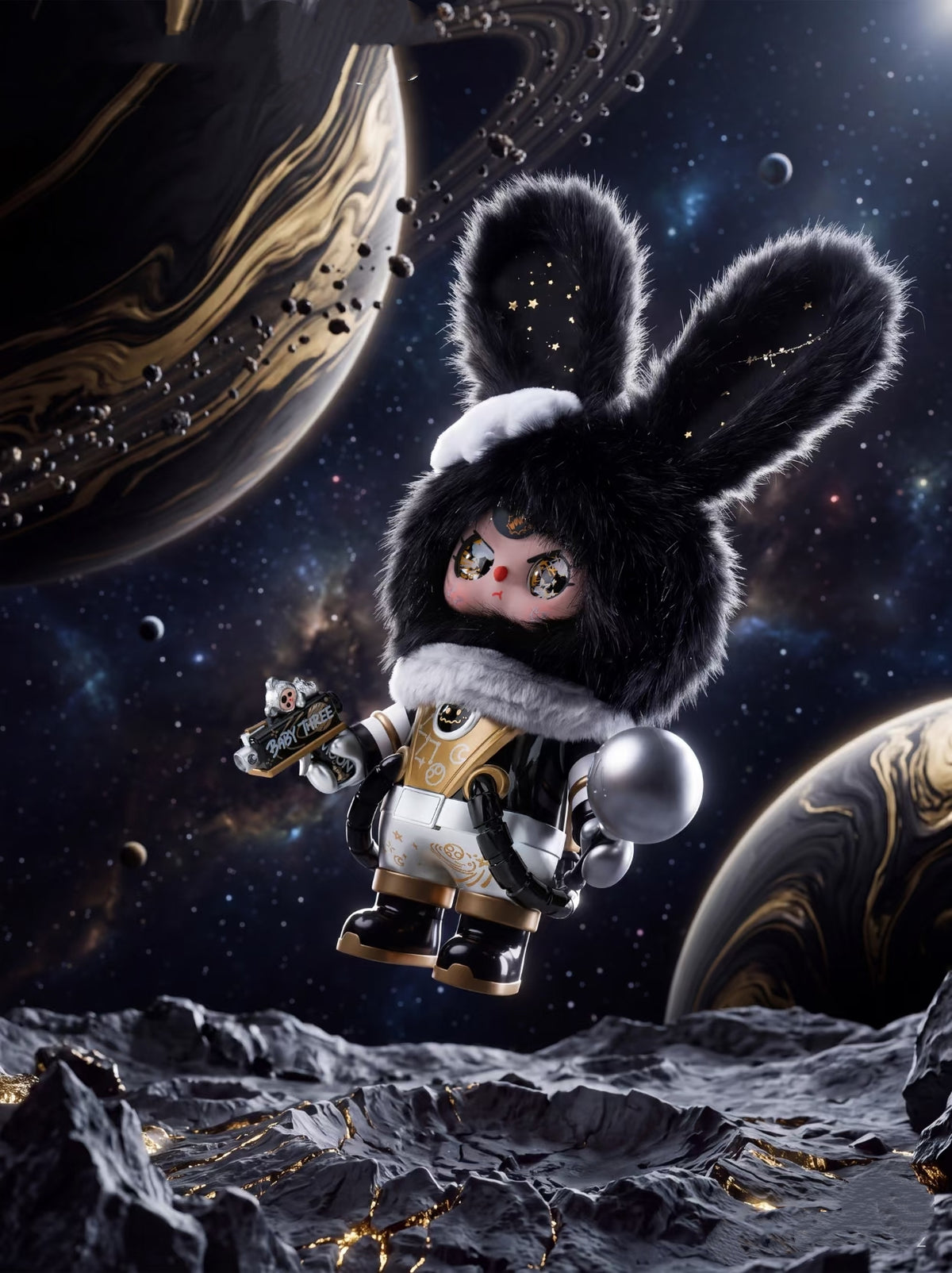 Baby Three Chaser Astronaut 400% Series Blind Box Toy