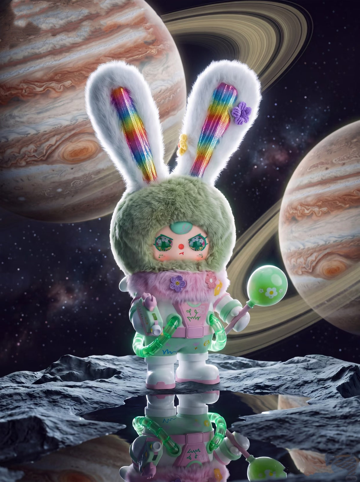 Baby Three Chaser Astronaut 400% Series Blind Box Toy