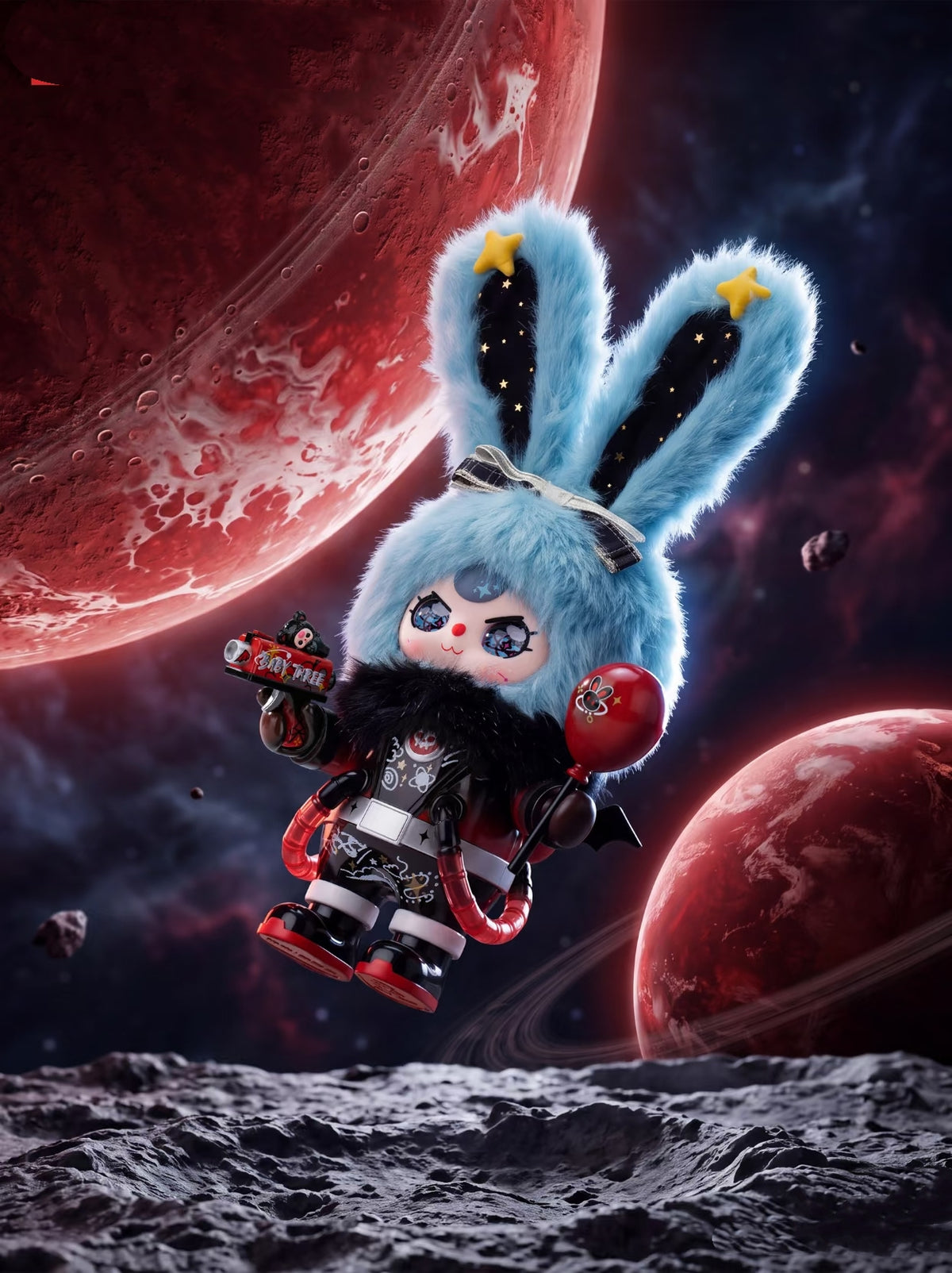 Baby Three Chaser Astronaut 400% Series Blind Box Toy