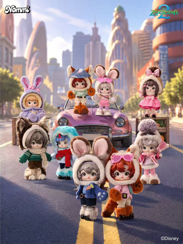 Nommi x Zootopia Metropolis Adventure Series 5-Joint Articulated Doll Blind Box Toy