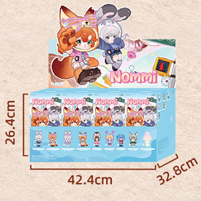 Nommi x Zootopia Metropolis Adventure Series 5-Joint Articulated Doll Blind Box Toy